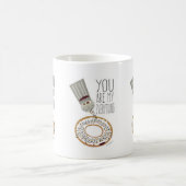 Cartoon, du bist mein alles Bagel Seasailing Kaffeetasse (Mittel)
