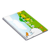 Cartoon Ducks Notebook Notizblock (Rechte Seite)
