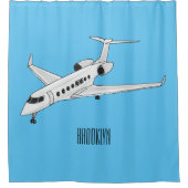 Cartoon Duschvorhang (Vorderseite)