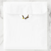 Cartoon Eagle Stern-Aufkleber (Tasche)