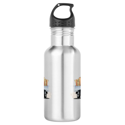 Cartoon Edelstahlflasche (Vorderseite)