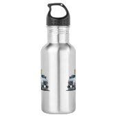 Cartoon Edelstahlflasche (Rückseite)