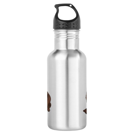 Cartoon Edelstahlflasche (Rückseite)