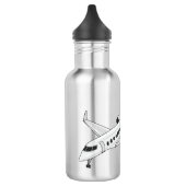 Cartoon Edelstahlflasche (Links)