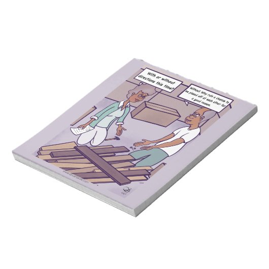 Cartoon Editor Notizblock (Rotiert)