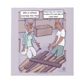 Cartoon Editor Notizblock (Vorderseite)