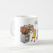 Cartoon: Een heel gedoe zo’n bakfiets Kaffeetasse (Vorderseite Links)