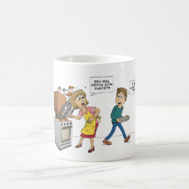 Cartoon: Een heel gedoe zo’n bakfiets Kaffeetasse