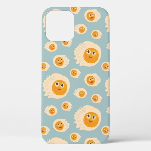 Cartoon Eggen Muster Niedliche Küche Case-Mate iPhone Hülle (Rückseite)