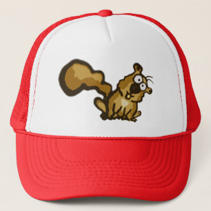 Cartoon-Eichhörnchen-Hut Truckerkappe