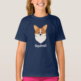 Cartoon "Eichhörnchen" in Captivierte Corgi T-Shirt