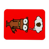 Cartoon Eichhörnchen Magnet (Horizontal)