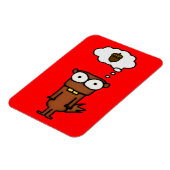 Cartoon Eichhörnchen Magnet (Linke Seite)