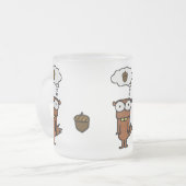 Cartoon Eichhörnchen Mattglastasse (Vorderseite Links)