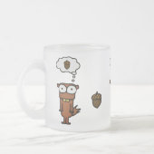 Cartoon Eichhörnchen Mattglastasse (Links)