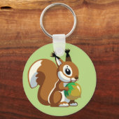 Cartoon-Eichhörnchen Schlüsselanhänger (Vorderseite)