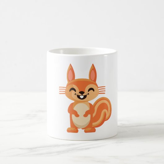 Cartoon-Eichhörnchen-Tasse Kaffeetasse (Mittel)