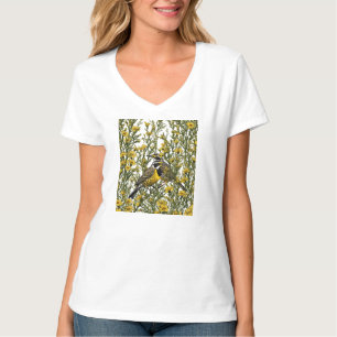 Cartoon einer Western Meadowlark 2 T-Shirt