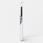 Cartoon eines Adlers, 4. Juli Case-Mate iPhone Hülle (Hinten/Links)