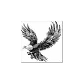 Cartoon eines Adlers, 4. Juli Gummistempel (Prägung)