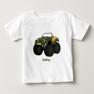 Cartoon eines grünen Monster Baby T-shirt