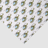 Cartoon eines niedlichen Heereshubschraubers Seidenpapier (Ausschnitt)