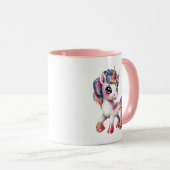 Cartoon Einhorn Tasse (VorderseiteRechts)