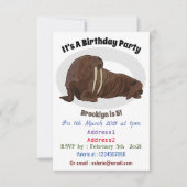 Cartoon Einladung (Vorderseite)