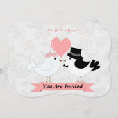 Cartoon Einladung (Vorne/Hinten)