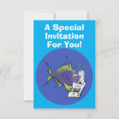 Cartoon Einladung (Rückseite)