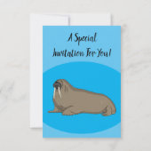 Cartoon Einladung (Rückseite)