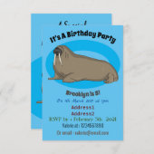 Cartoon Einladung (Vorne/Hinten)