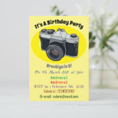 Cartoon Einladung (Stehend Vorderseite)