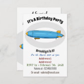 Cartoon Einladung (Vorne/Hinten)