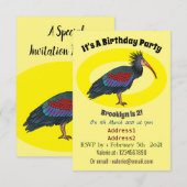 Cartoon Einladung (Vorne/Hinten)