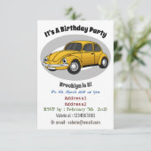 Cartoon Einladung (Stehend Vorderseite)