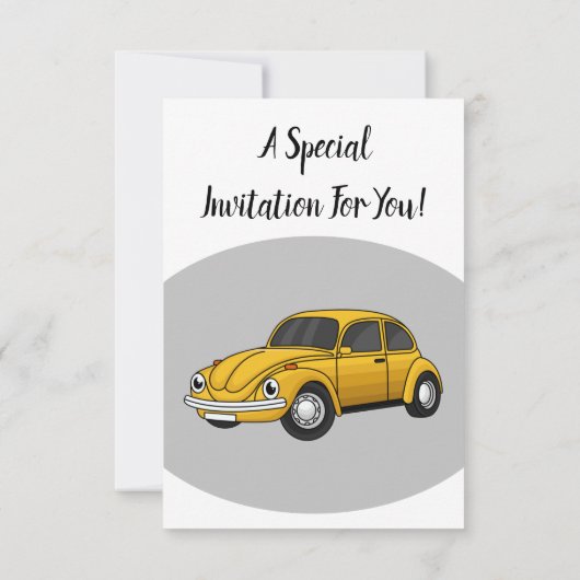 Cartoon Einladung (Rückseite)