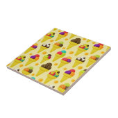 Cartoon Eis Creme Cons Fliese (Seite)