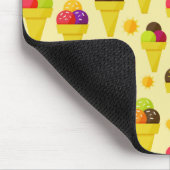 Cartoon Eis Creme Cons Mousepad (Ecke)