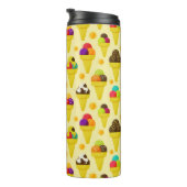 Cartoon Eis Creme Cons Thermosbecher (Nach rechts gedreht)