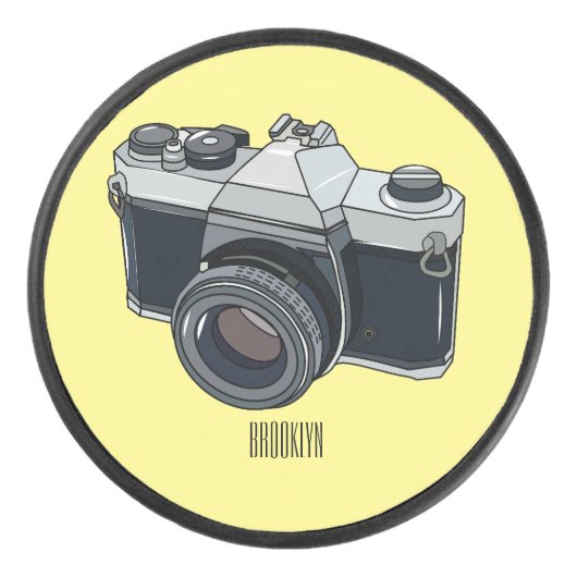 Cartoon Eishockey Puck (Vorderseite)