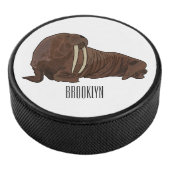 Cartoon Eishockey Puck (3/4)
