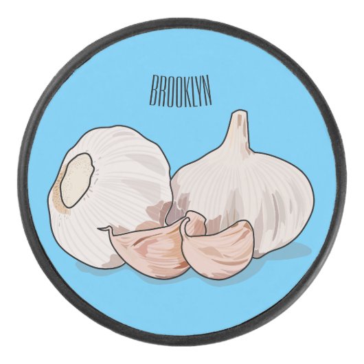 Cartoon Eishockey Puck (Vorderseite)