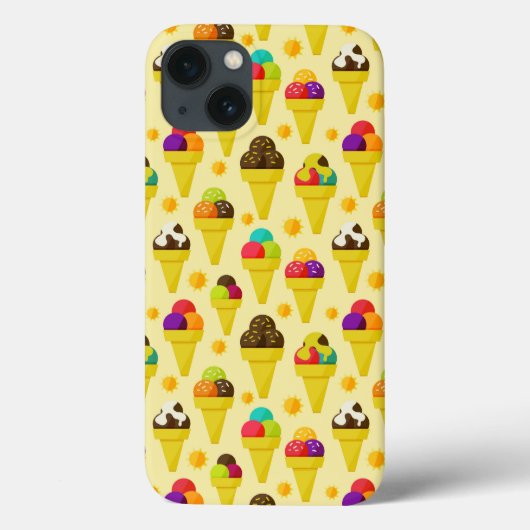 Cartoon Eislaufbahn Case-Mate iPhone Hülle (Rückseite)