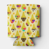 Cartoon Eislaufbahn Dosenkühler (Rückseite)