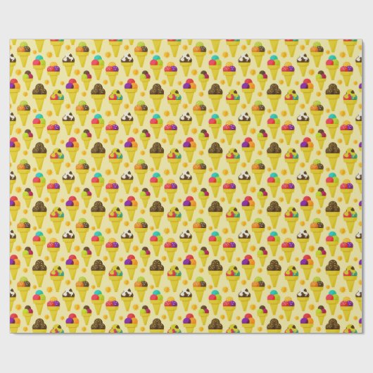 Cartoon Eislaufbahn Geschenkpapier (Flach)