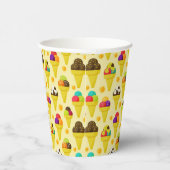 Cartoon Eislaufbahn Pappbecher (Rechts)