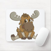 Cartoon-Elche Mousepad (Mit Mouse)