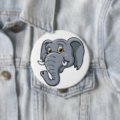 Cartoon-Elefant Button (Beispiel)