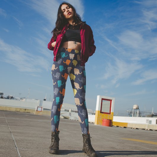 Cartoon Elefant Leggings
